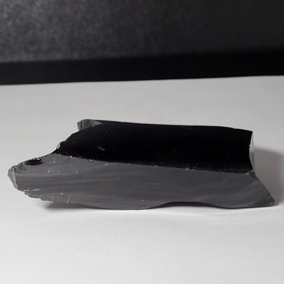 Black Obsidian Volcanic Glass Raw - Picture 6 of 8